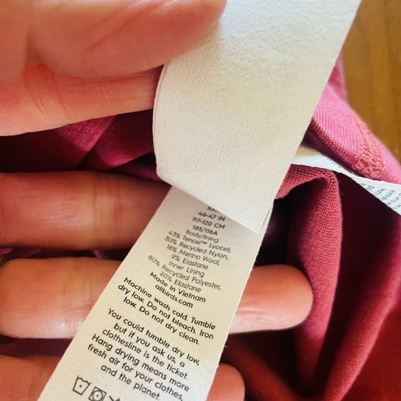 Allbirds Natural Run Form Tank NWT - Picture 6 of 12